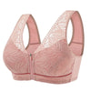 Front Zipper Lace Sports Bra