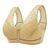 Front Zipper Lace Sports Bra
